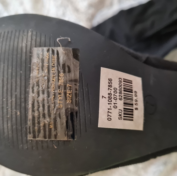 NWT Streetwear Society Black Suede Boot Size 7 - Picture 5 of 12